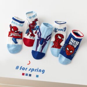 Superhero graphic socks set